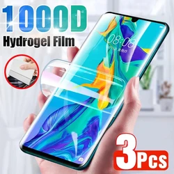 3-Pack Hydrogel Flexible Screen Protector Film - Soft, Durable, Anti-Scratch Surface for Hydrogel Film (Huawei P30 Pro)