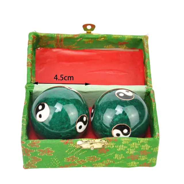 2piece Chinese Health Balls Relieve Fatigue And Promote Well-being Relaxation Baoding Balls 2