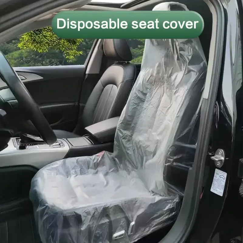 10 pezzi coprisedili per auto usa e getta protettivi anti-fouling protezione antipolvere impermeabile forniture interne per auto universali