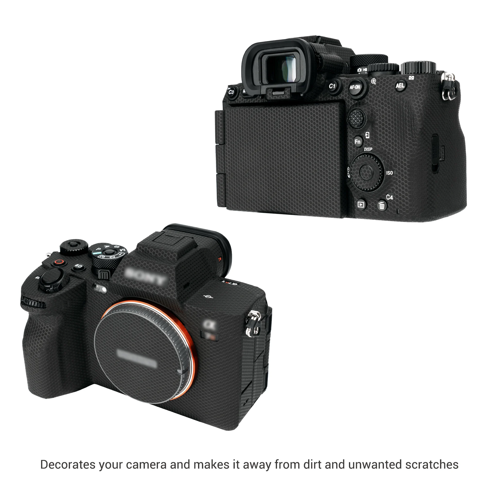 Jjc a7r5 Hautfilm Anti-Kratz-Kamera Körper aufkleber Custom Fit Abdeckung für Sony A7RV Schutz dekoration Wrap Zubehör – Detail 4