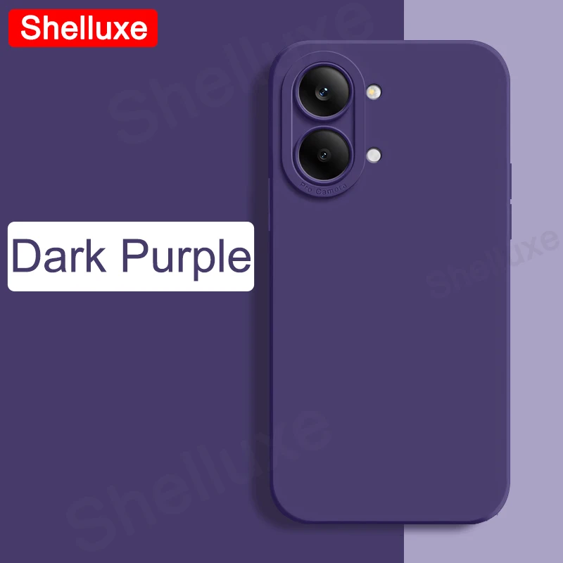 Sleek Square Liquid Silicone Soft Phone Case - Silky Feel Cover