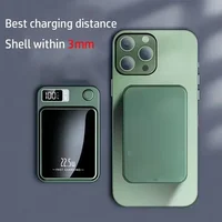 Lenovo 500000mAh Portable Magnetic Wireless Power Bank Fast Charger For Magsafe Auxiliary Battery For iphone Huawei Samsung 2027 6