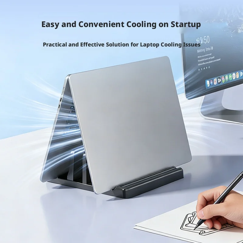 유니버설 3/2 슬롯 데스크 노트북 홀더 수직 노트북 스탠드 노트북 도킹 스테이션 스탠드 데스크 스토리지 맥북 태블릿 폰용