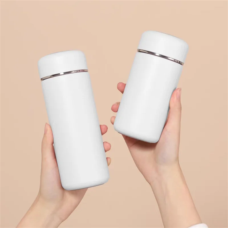 Convenient 316 Stainless Steel Pocket Thermos Bottle 240ml 320ml Mini Cute Thermal Water Bottle Insulated Flask Cup Drinkware