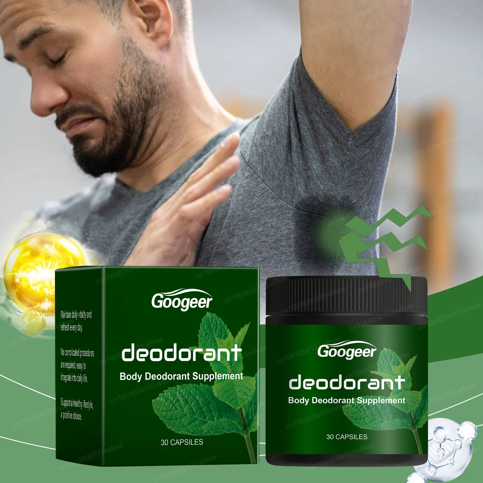 Body Odor Remove Capsules Underarm Bad Smell Sweating Removal Armpit Refreshing Antiperspirant Lasting Deodorant Body Care