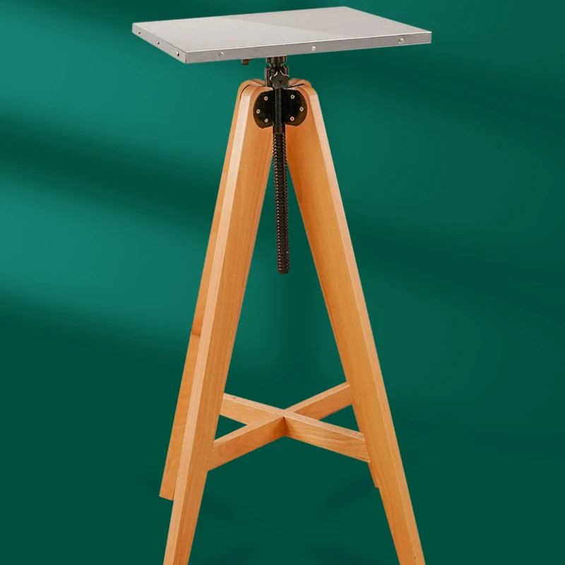 Stainless Steel Lifting Clay Sculpture Rotating Worktable Still Life Oil Painting Sculpture Worktable Art Supplies