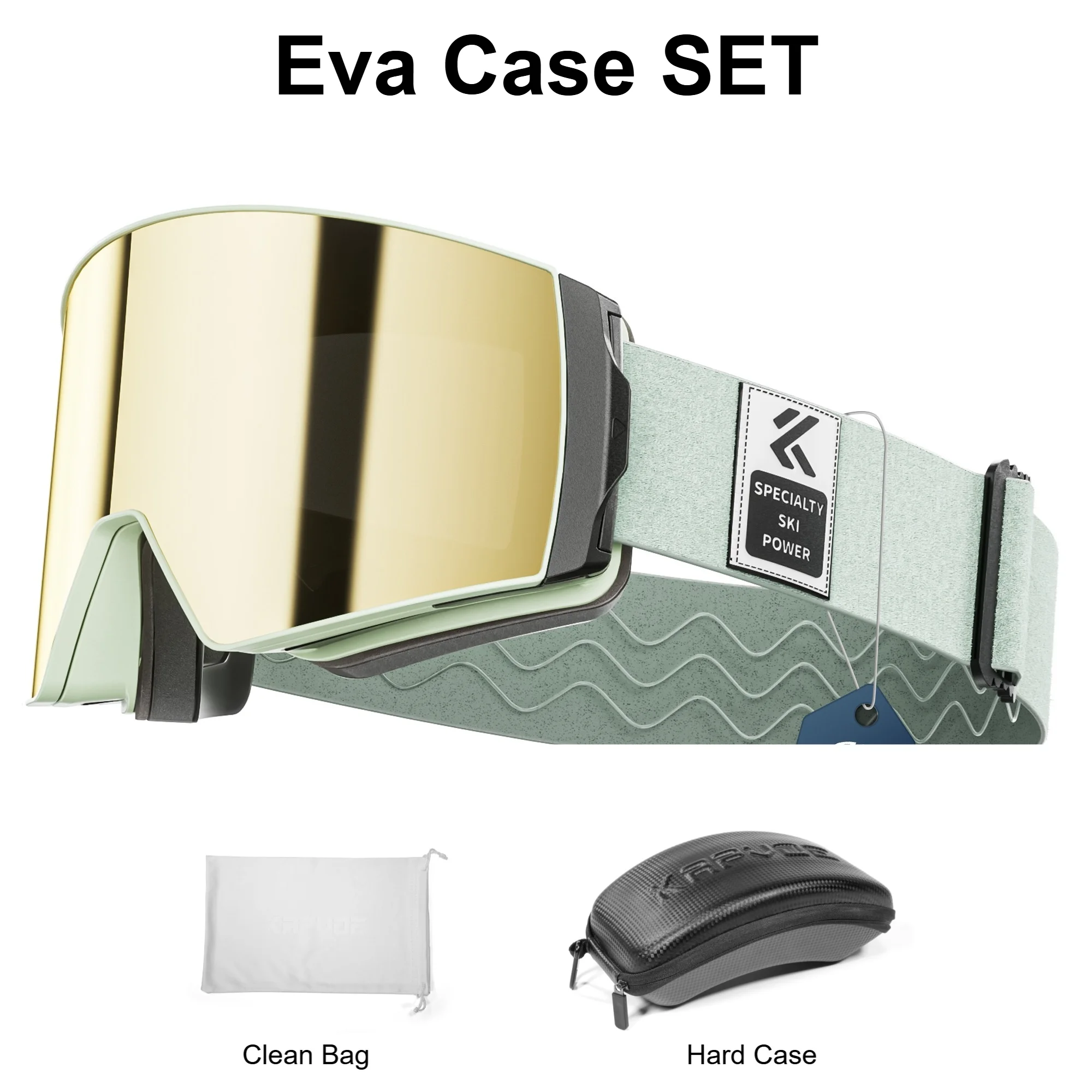 Kapvoe Snow Goggles Men Snowboarding Skiing Mask Photochromic Ski Goggles Anti-Fog UV400 Snowmobile Glasses Motorcycle Cycling