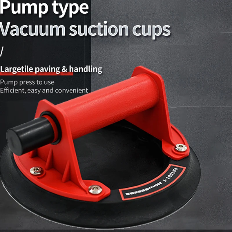 8inch Strong Vacuum Suction Cup 200kg Load Heavy Suction Cup Glass Suckers Lifters Heavy Duty Vacuum Granite Lifting