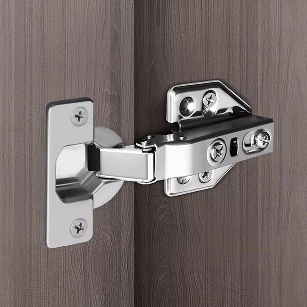 304 Stainless Steel Hinge Furniture Hardware Soft Close for Cabinets and Cupboard Furniture Fittings Damper Buffer Hinges