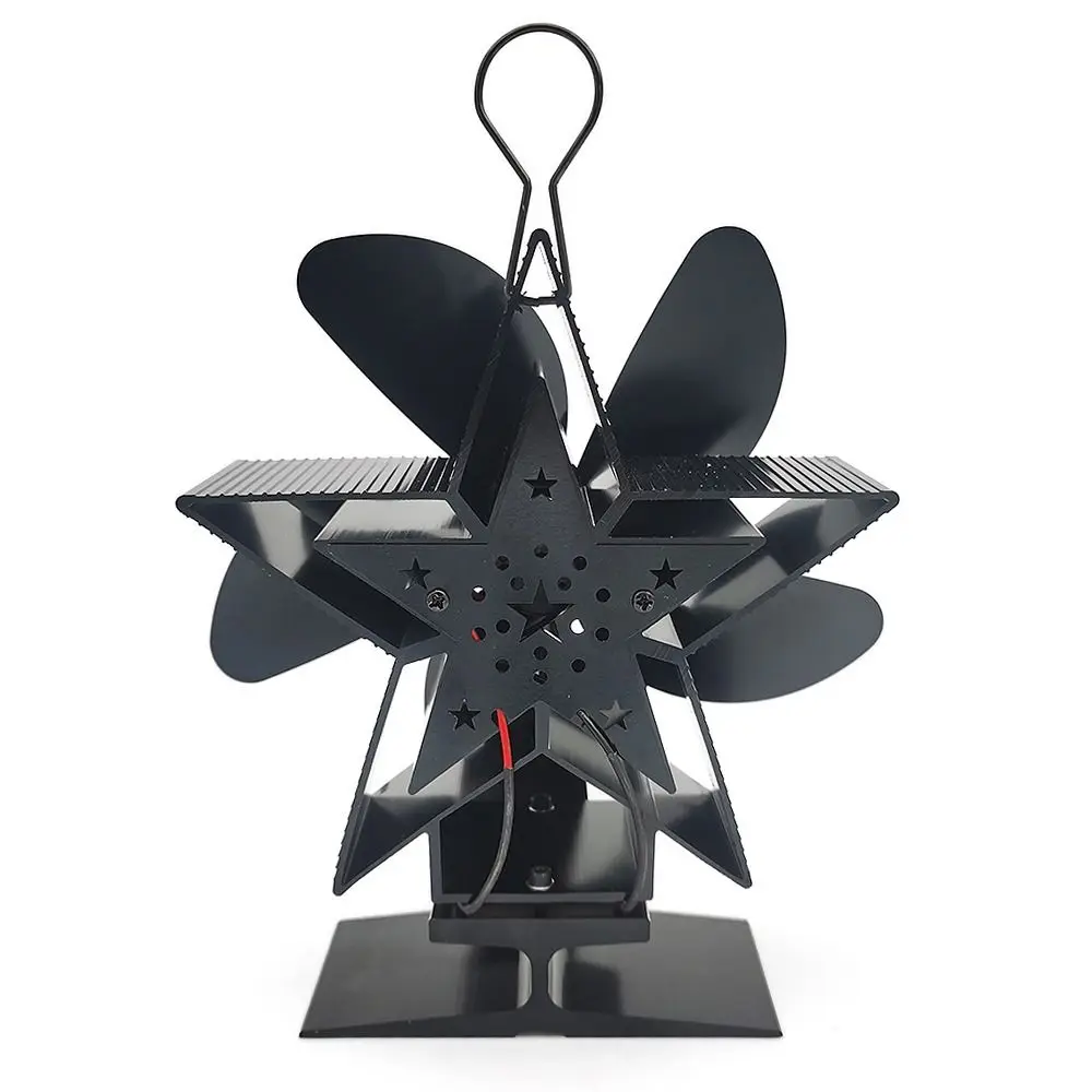 New Fan Blade 5-Blade Wood Log Burner Fireplace Fan Heat Powered Fan Wood  Burning Stove Wood Stove Fan - AliExpress