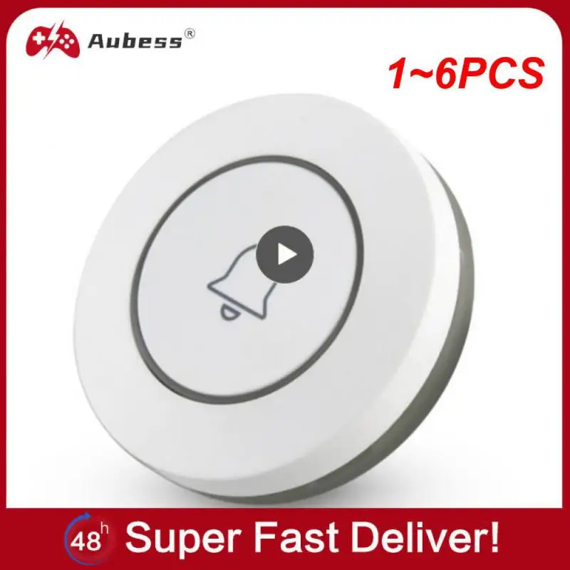 

Беспроводной пульт дистанционного управления Tuya Smart Home, 1-6 шт., 433 МГц, кнопка SOS, кнопка экстренного вызова, беспроводная кнопка экстренного вызова, дверной звонок