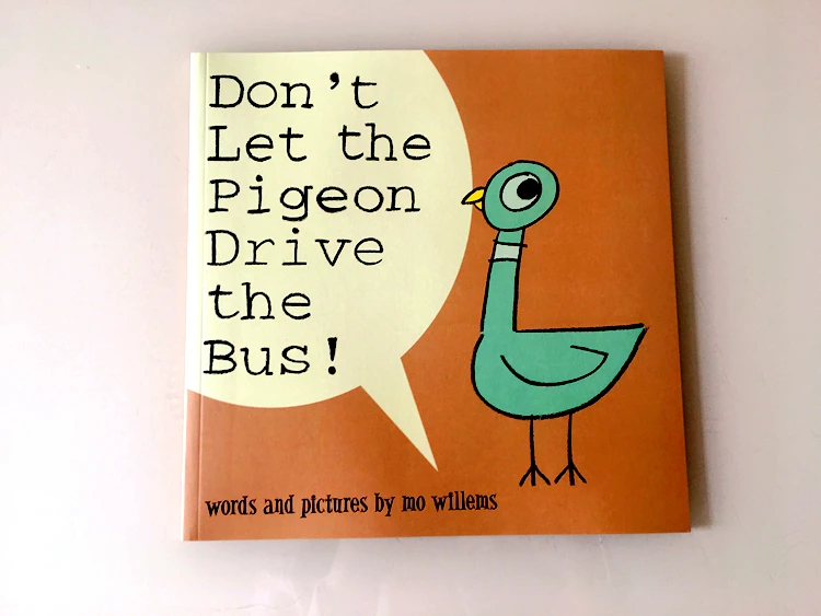 6 Book/Set Pigeon Drive The Bus Educational Toys for Children Educational Toys Montessori Learning English Books for Kids