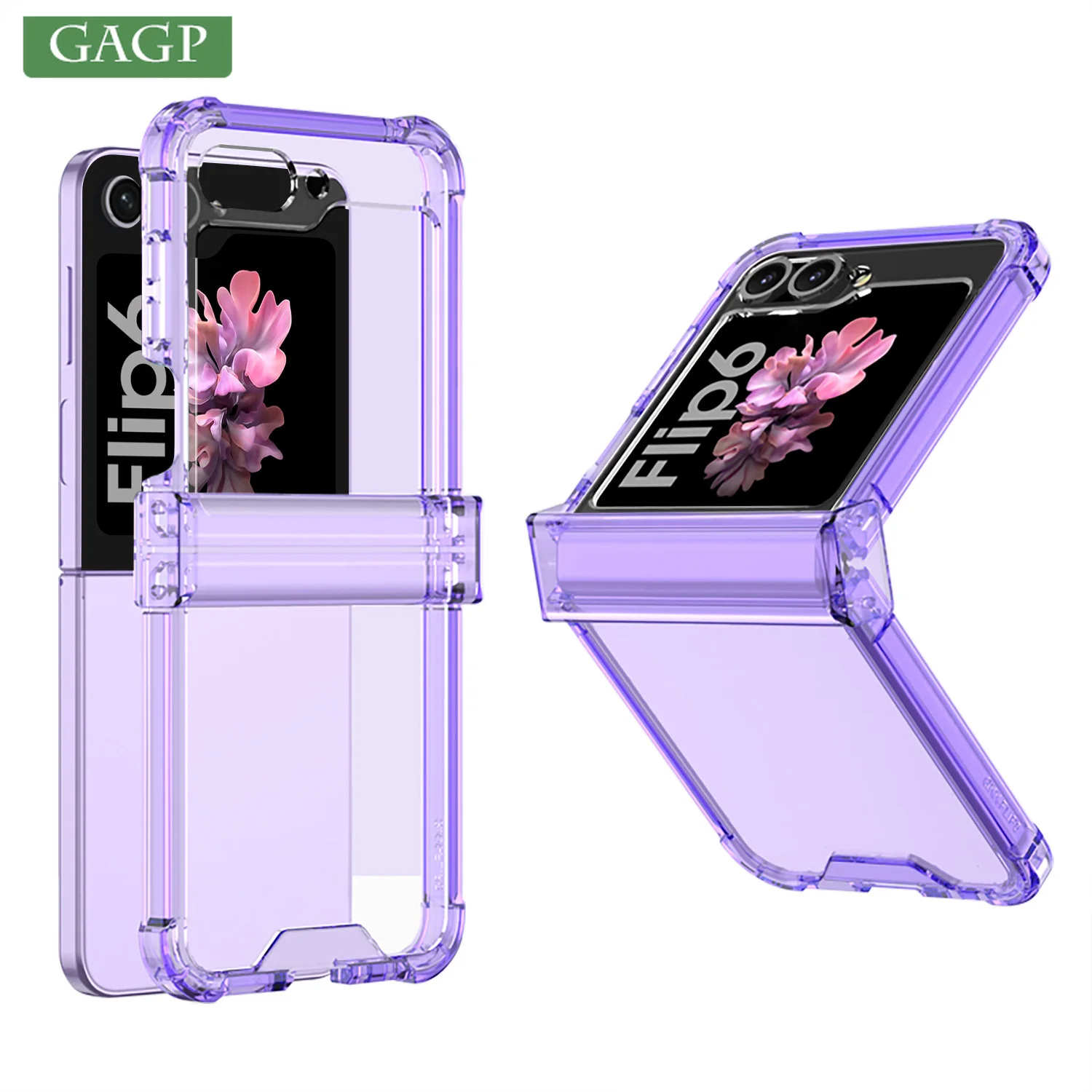 Ultra Slim Shockproof Soft Cover with Airbag Technology - Transparent Case with Clear Hinge Protection