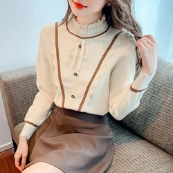 Korean Turtleneck Knitted Pullovers Woman 2024 Winter Bow Sweater Casual fashion Warm Knitwear Jumper New