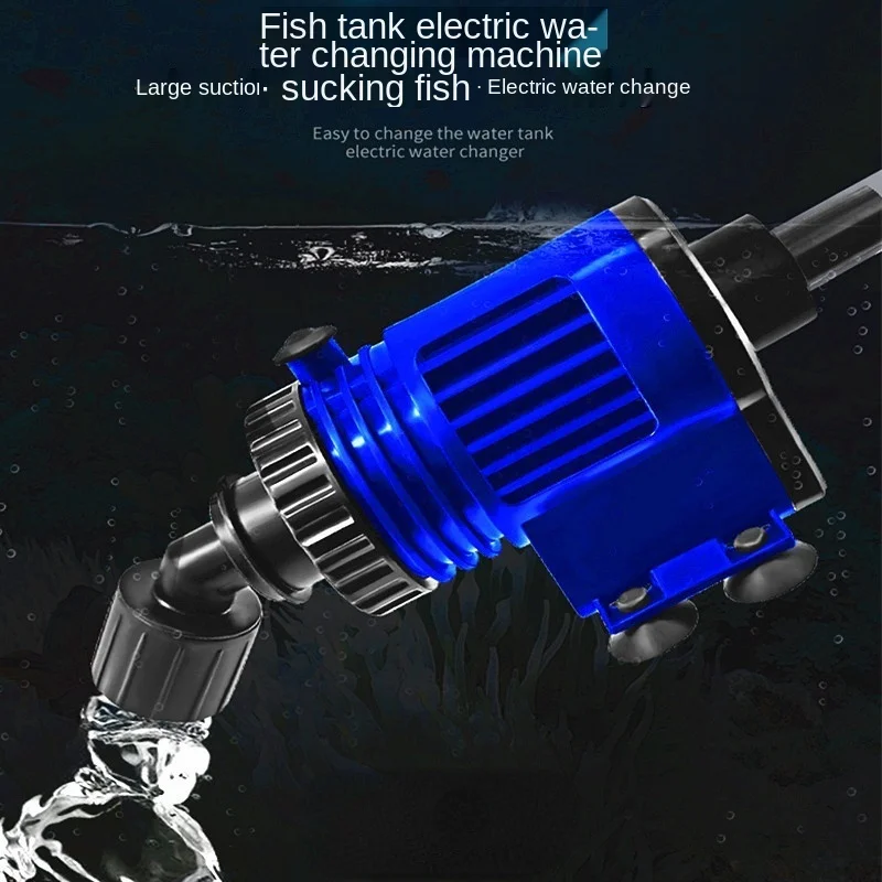 Electric Aquarium Fish Tank Water Change Pump Aquarium Cleaning Tool