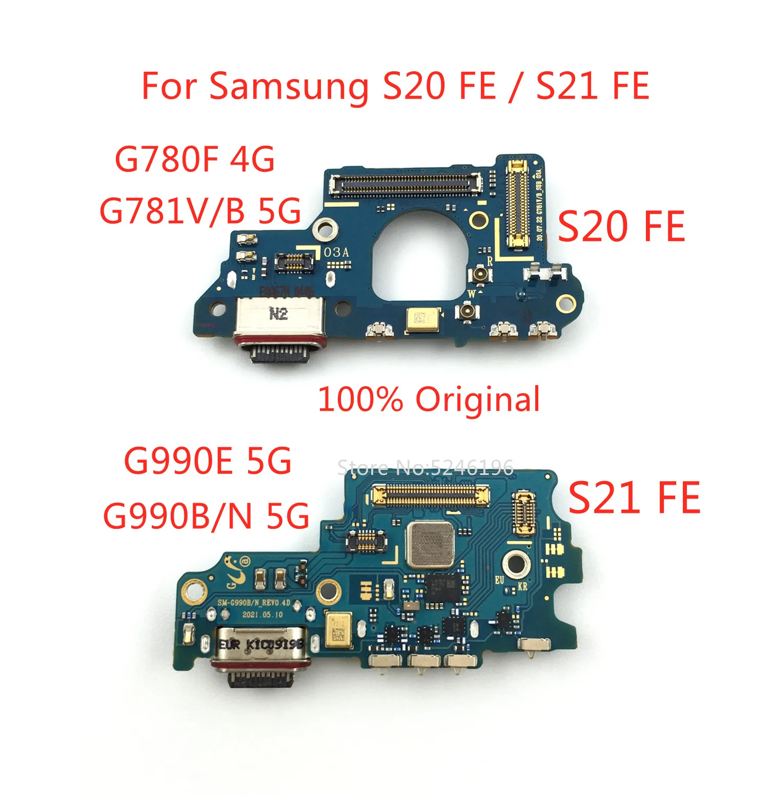 

Зарядное устройство с USB-портом для Samsung Galaxy S20 FE 4G G780F 5G G781B G781V S21 FE 5G G990E G990B G990N, Замена оригинала, 1 шт.