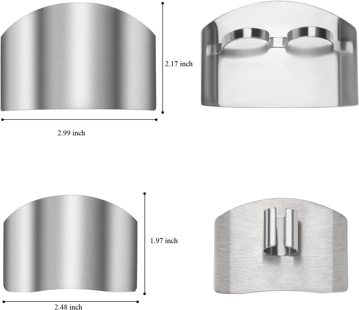 1Pcs Stainless Steel Finger Protector Anti-cut Finger Guard Safely Vegetable Cutting Hand Protecter For Kitchen Gadgets Tools finger guard,finger protector