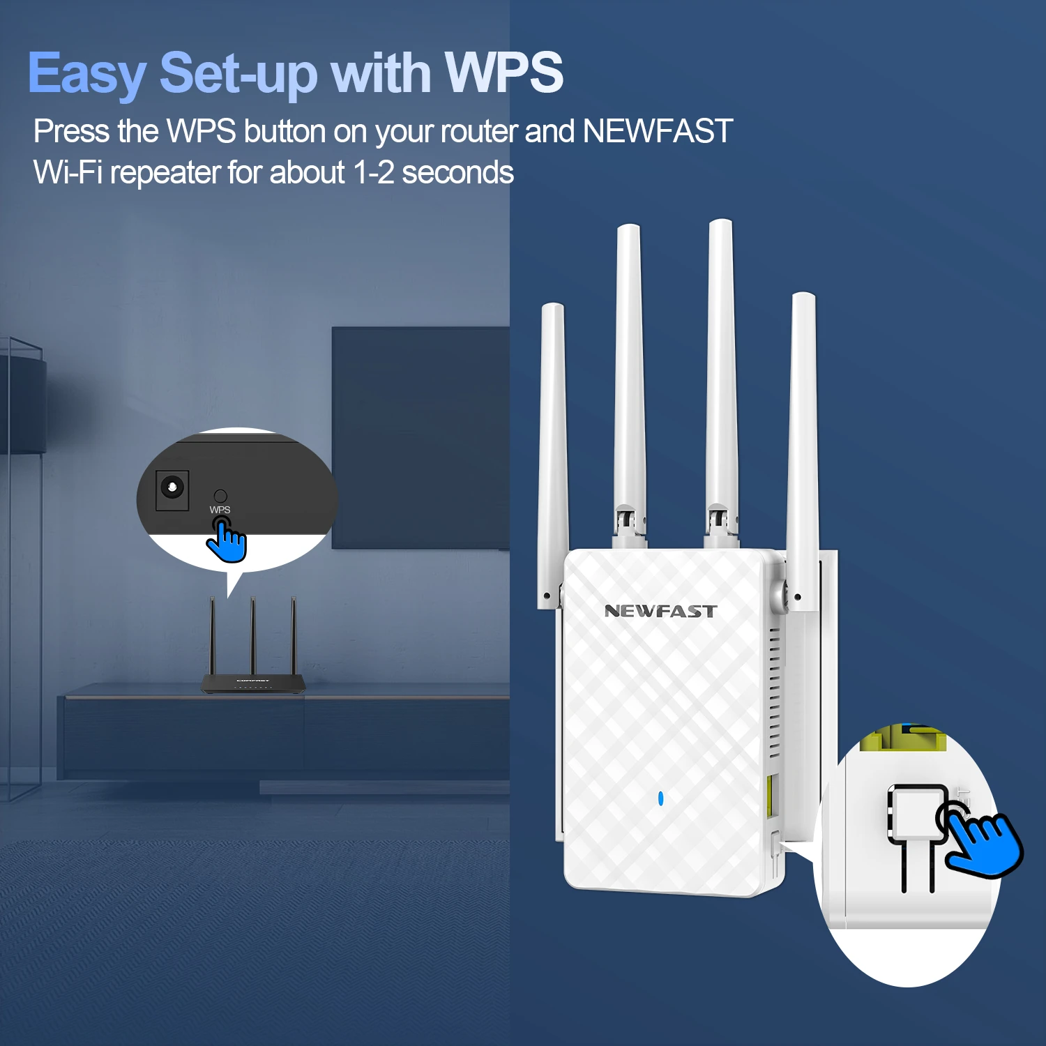 Extensor De Wifi Maxesla Amplificador Seu00f1al WiFi