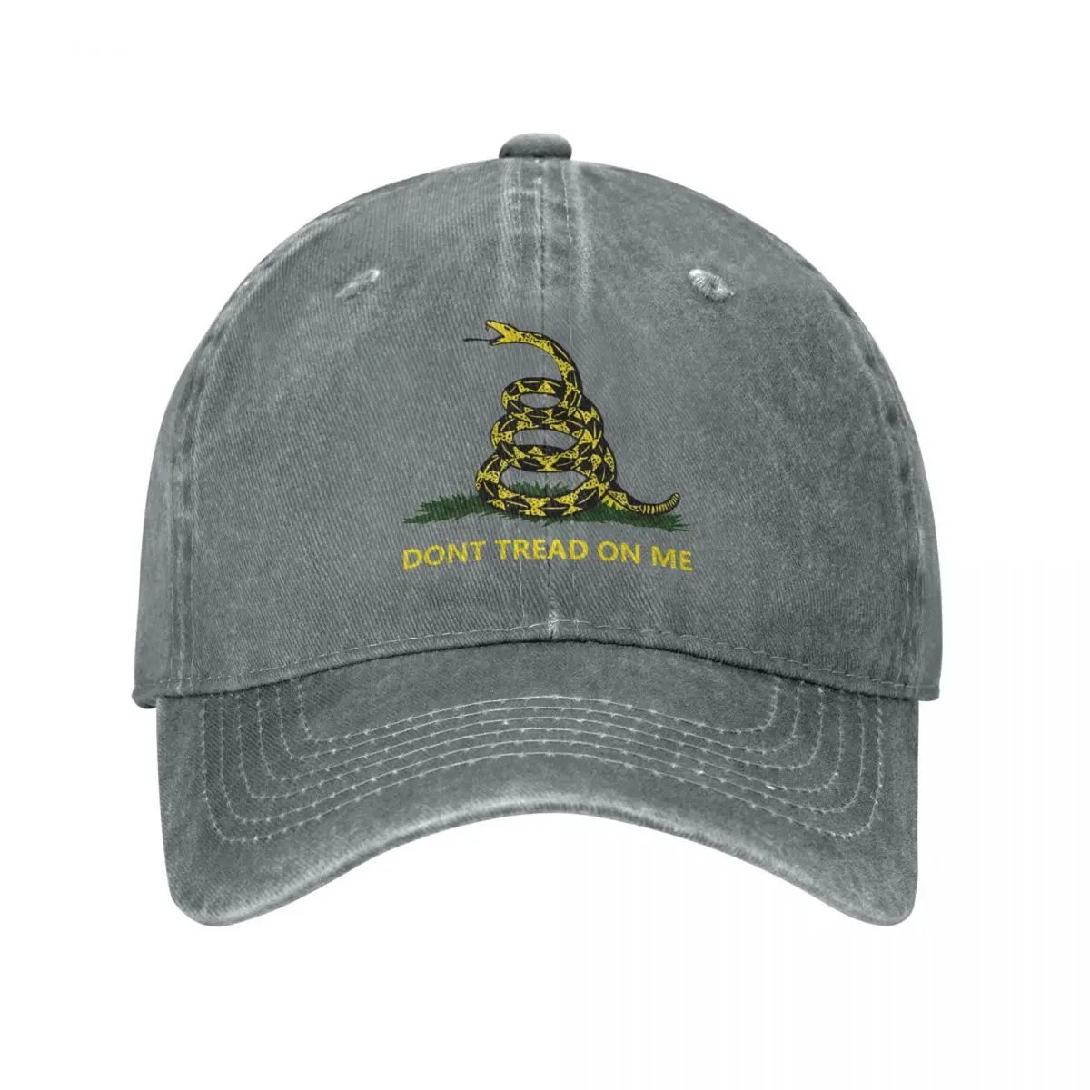 

Dont Tread On Me Snake Men Women Baseball Cap Distressed Washed Caps Hat Classic Outdoor Workouts Unstructured Soft Snapback Hat