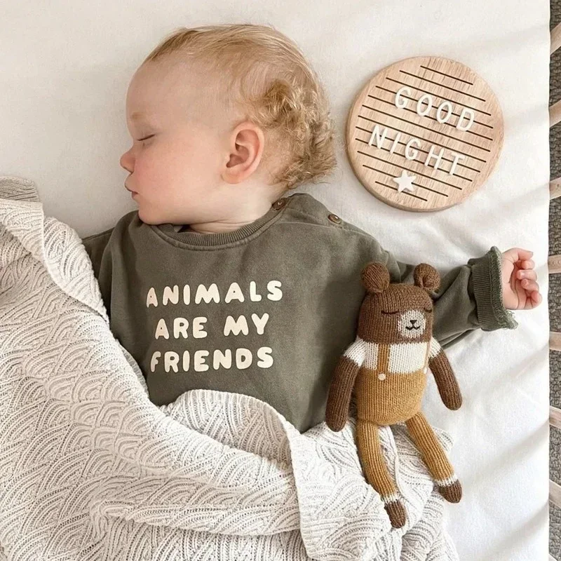 New Letter Message Board European Style Solid Color Round Pure Oak Baby One Month Old Photo Props Photography Accessories