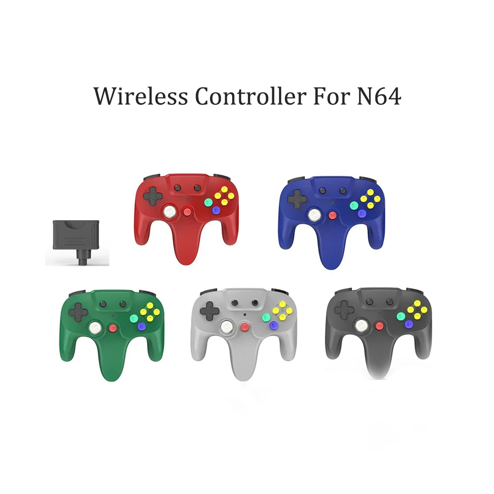 

10 шт., беспроводной игровой джойстик 2,4G для N64