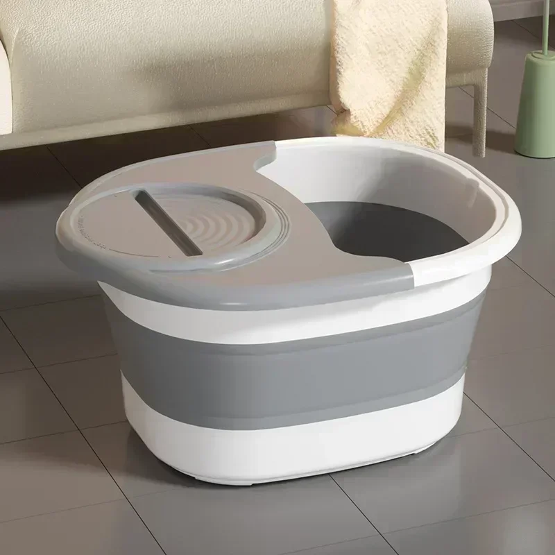 Foldable Home Foot Bath Bucket Massage Foot Wash Leisure Health Bucket Children Bath Basin Portable Soak Tub