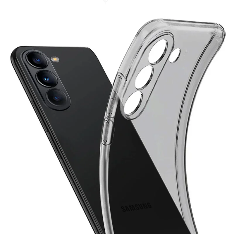 Luxury Ultra Thin Soft Case - Clear Black Transparent Back Cover