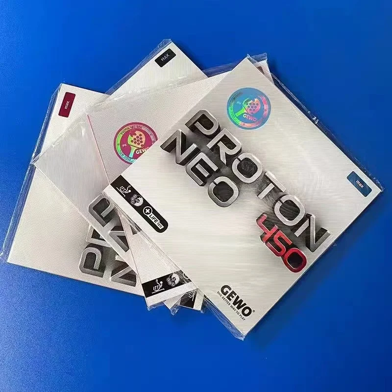 Original GEWO PROTON NEO 450/470 Table Tennis Rubber Non-sticky Tense Ping Pong Rubber Sheet with Pre-tuned High Dense Sponge