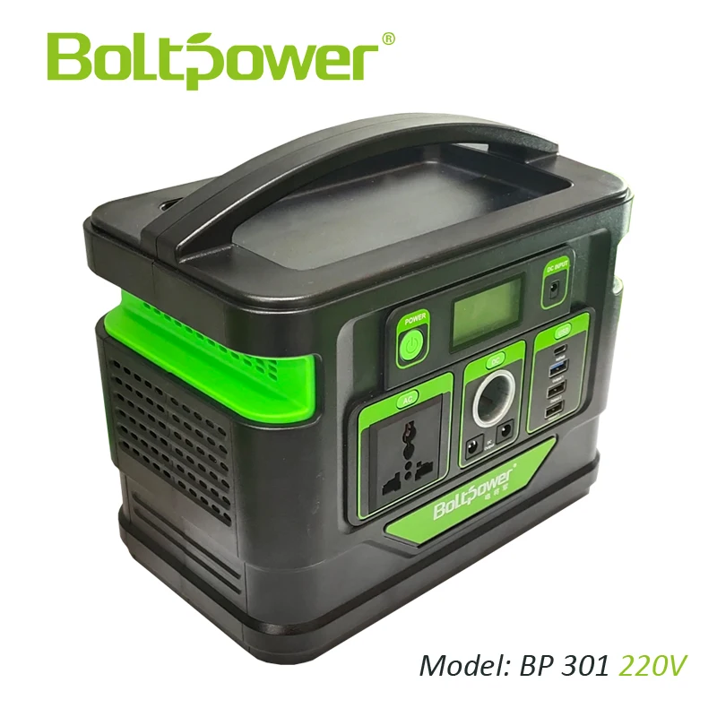 500W 에너지 휴대용 발전소 태양 전지 패널 배터리 저장 은행 태양 휴대용 발전기