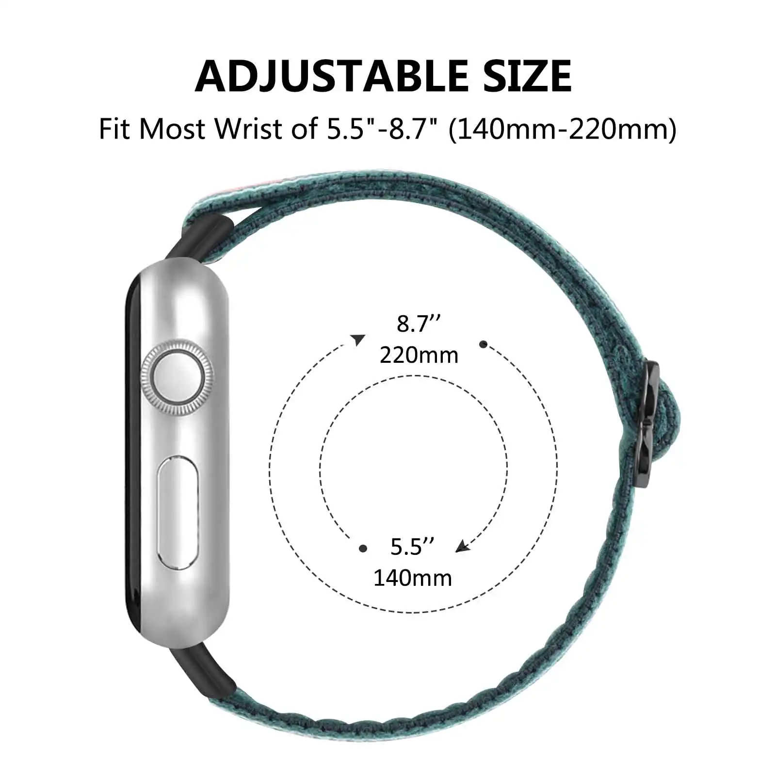 Elastic Loop Nylon Wristband Replacement Bracelet