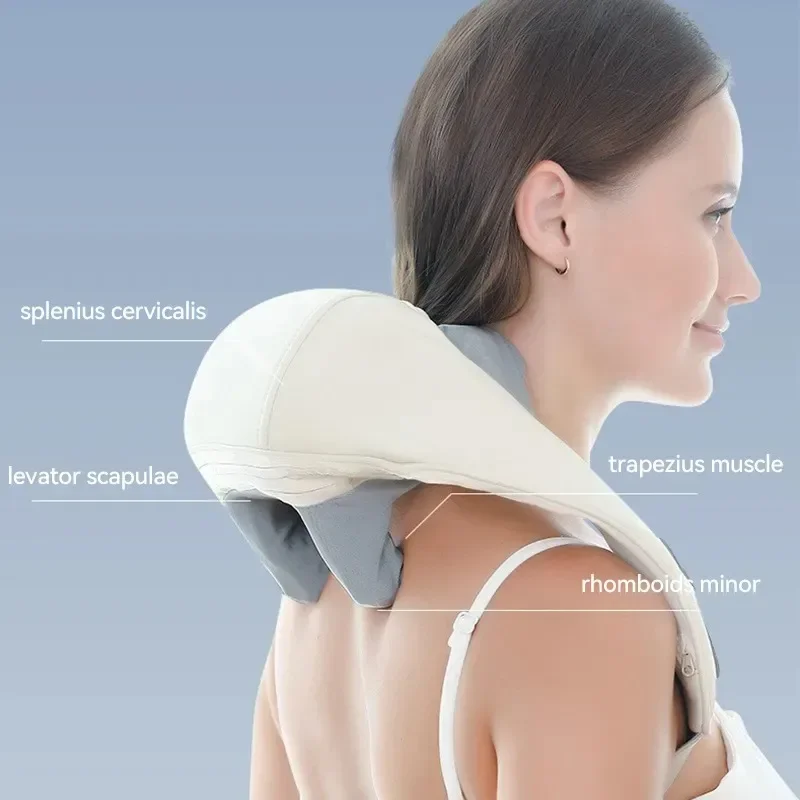 Electric Neck And Back Massager Wireless Neck And Shoulder Kneading Massage  Pillow Cervical Back Muscle Relaxing Massage Shawl - AliExpress