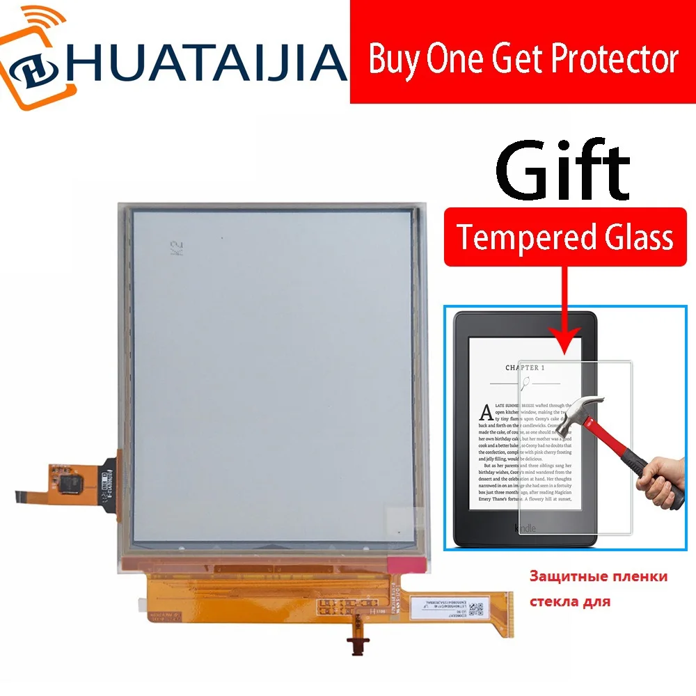 Matriz Lcd e Painel Táctil com Luz de Fundo Painel para Pocketbook 627 Lux Pb627 Ed060xcd Ed060xh7 6