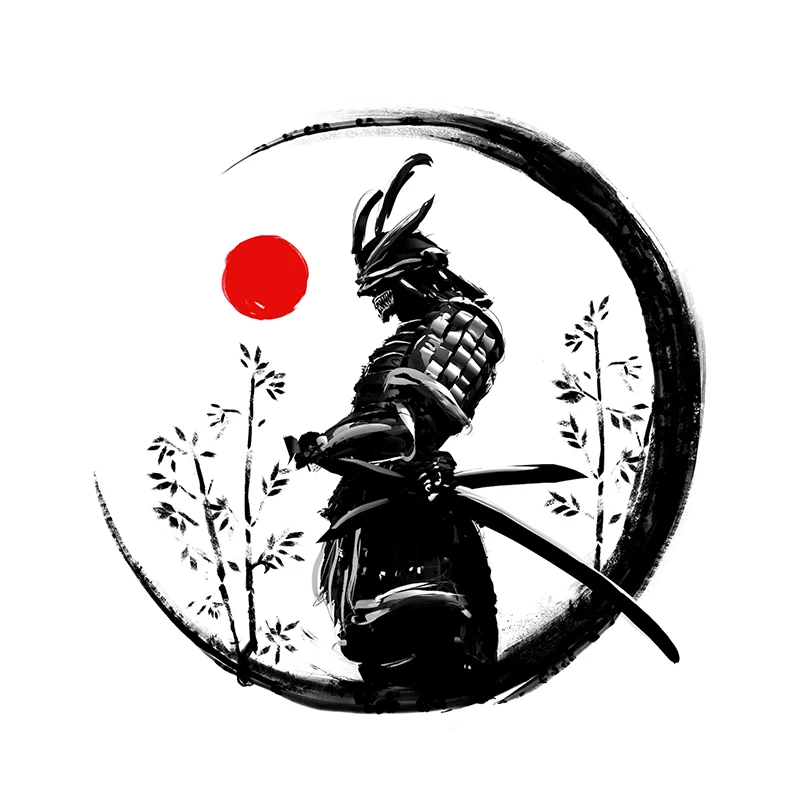 

CG for Samurai Warrior Car Assessoires Sticker Scratch-Proof Sunscreen Decor Camper Windows Graffiti Decal