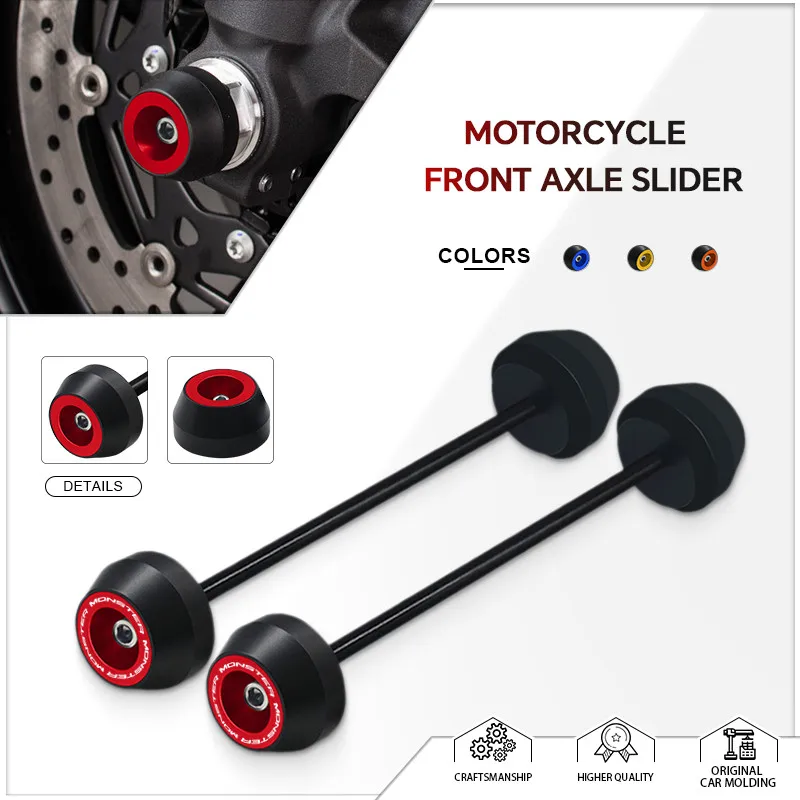 Protezione Anticaduta Anteriore e Posteriore per Moto Monster821 795 796 695 696 620 Multistrada950 899Panigale 1199Panigale S/R