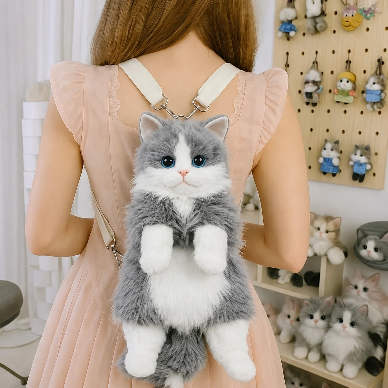ตัวเลือกสินค้า กระเป๋าเป้แมว น่ารัก ใส่โรงเรียน ท่องเที่ยว ได้ทุกที่