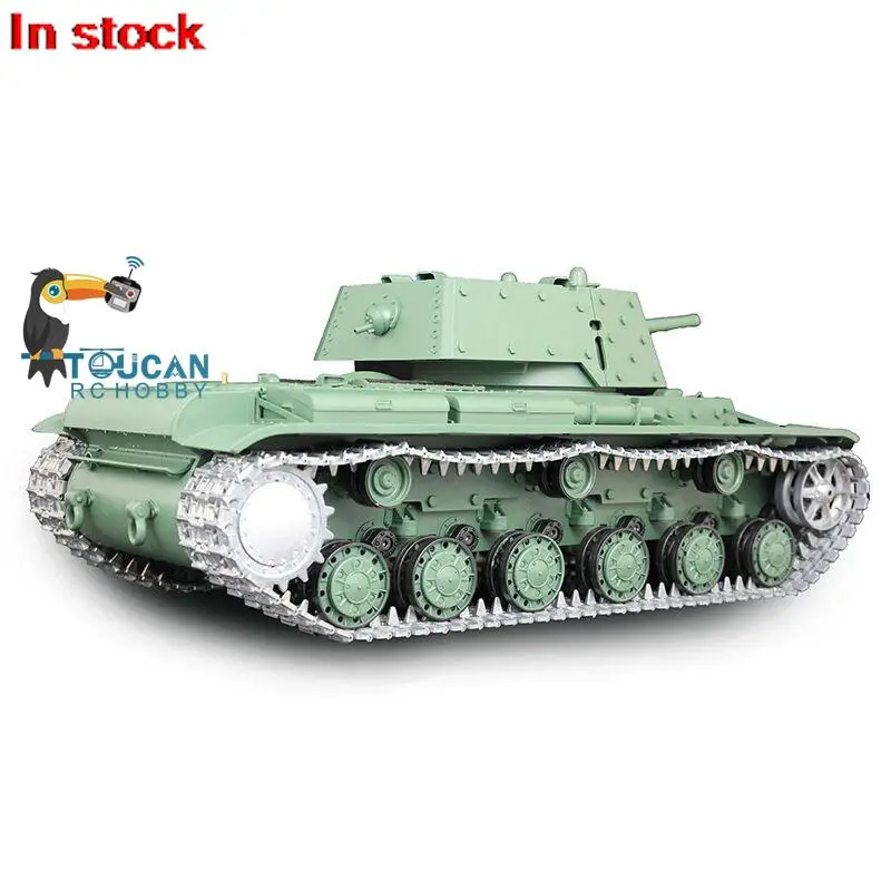 HENG LONG 1/16 Scale 7.0 Upgraded Soviet KV-1 RTR RC Tank 3878 FPV 360° Turret W/ Camera BB Pellets Steel Gearbox Toys TH17466 4