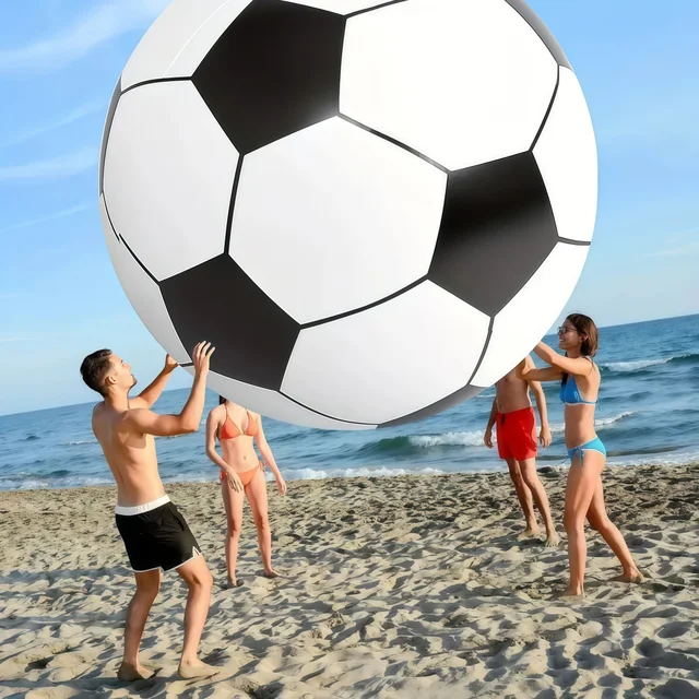 Outdoor Games inflatable toys grass soccer ball school fun sports ball beach Ball Thickened PVC Inflatable Giant Football 4
