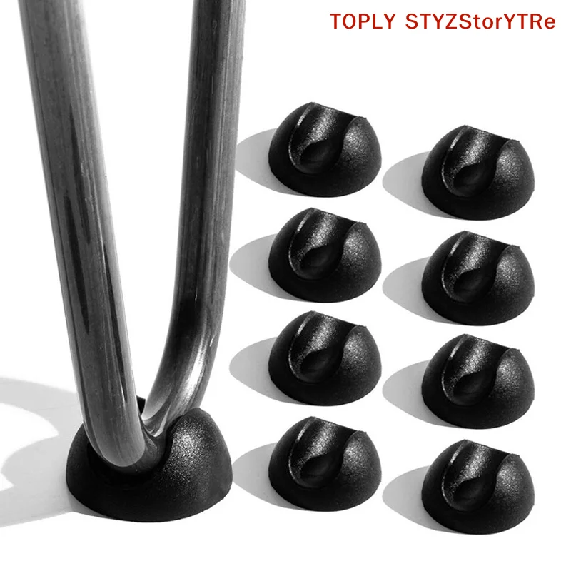 Durable Rubber Protectors for Furniture Feet - Set of 10