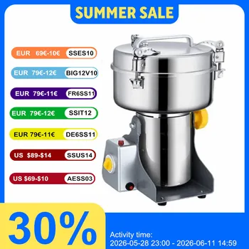 2500G Grains Spices Hebals Cereals Coffee Dry Food Grinder Mill Grinding Machine Gristmill Home Medicine Flour Crusher 1