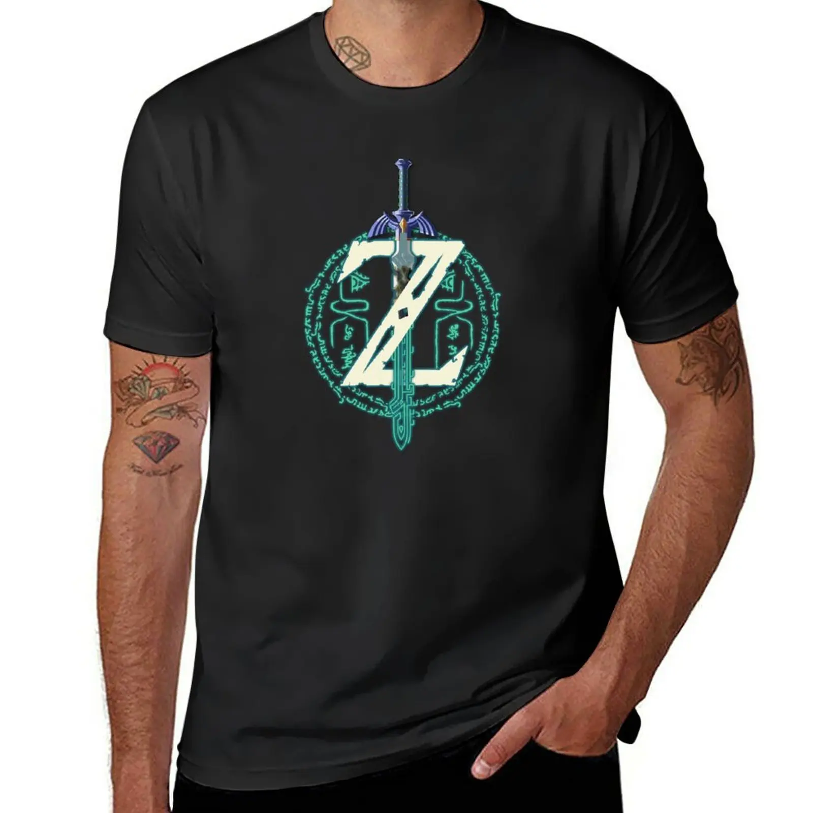 New Zeld,A Tears Of The Kingdom Tears Of The Kingdom Logo T-Shirt T Shirt Uomo Abbigliamento Uomo
