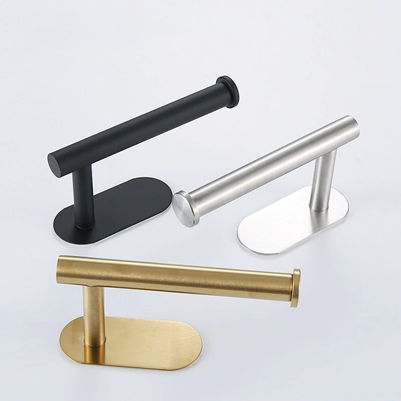 LSLJS Porte-Papier Toilette Adhésif En Acier Inoxydable Pour Salle De Bain Et Cuisine, Accessoires Pour La Maison