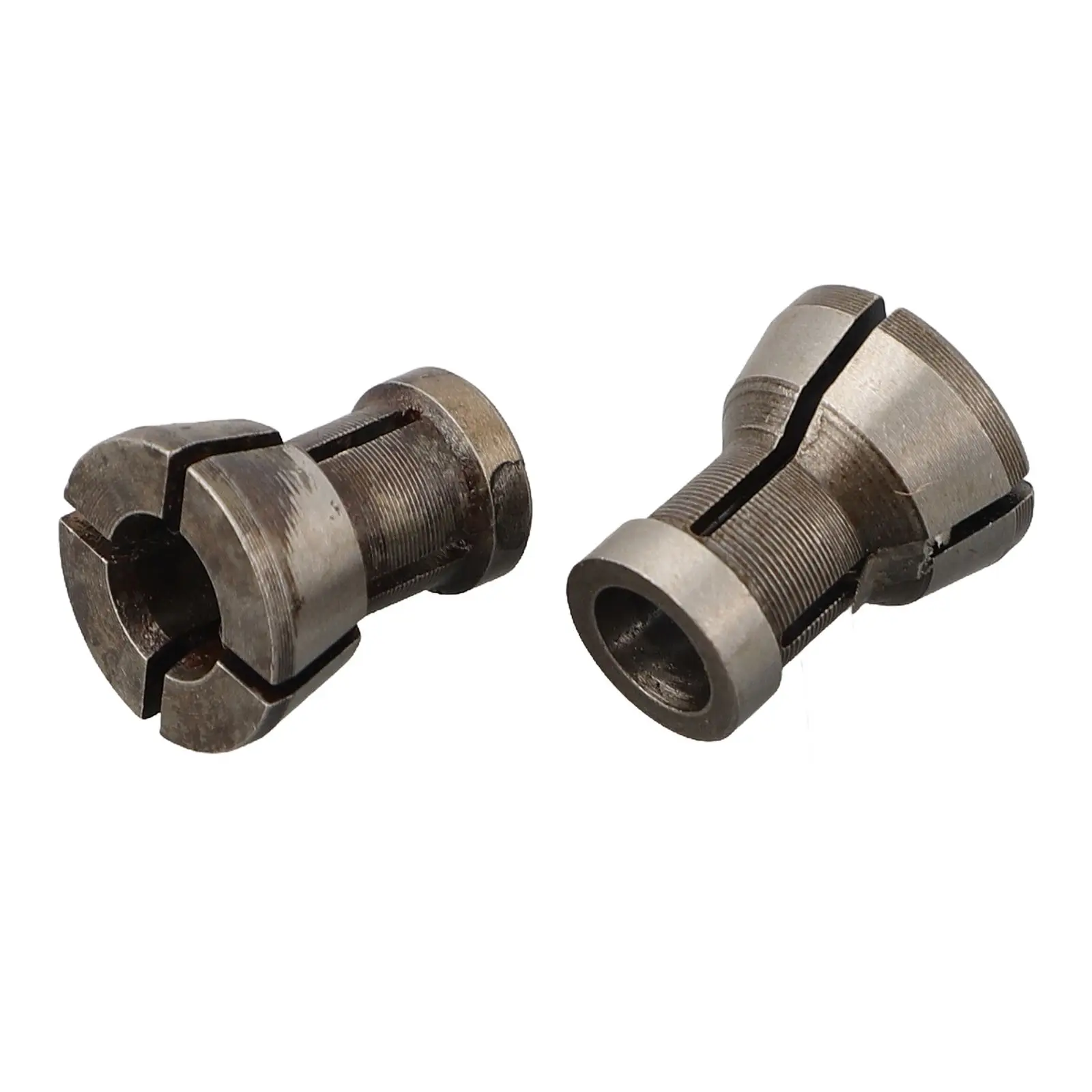 1 Set M17 6/6,35/8mm Spannzange Adapter Mit Mutter Carbon Stahl Gravur Trimmen Maschine Router fräser Zubehör – Detail 5