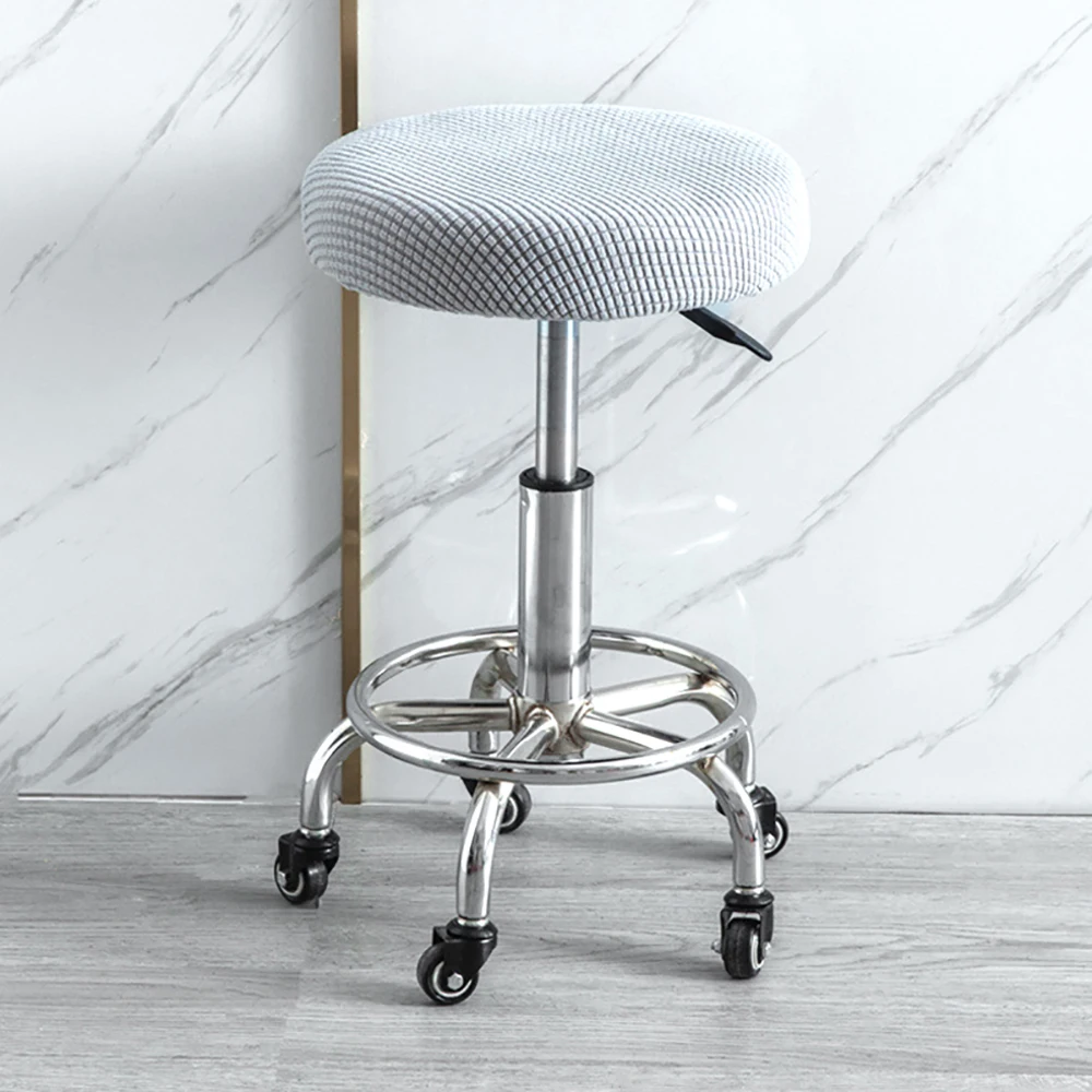 כיסוי כסא עגול סוויבל קטיפה כיסוי כסא אוניברסלי כיסוי כסא בר קפה כיסוי כסא איכותי