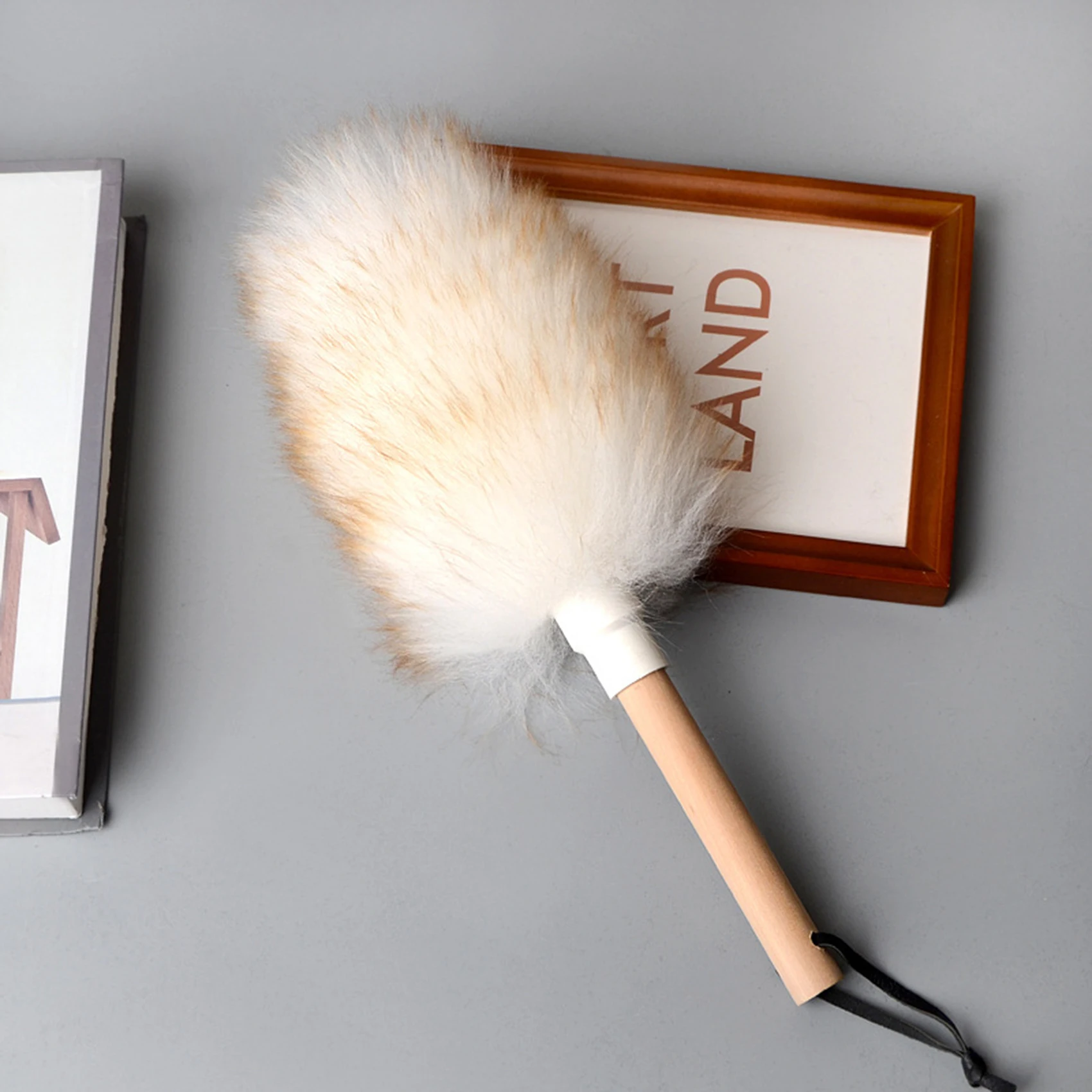 Wool Duster Anti-static Chicken Feather Duster Brush Household Dust Removal Mites Soft Furniture Car Cleaner Brush Dust Cleaner feather duster wool duster brush