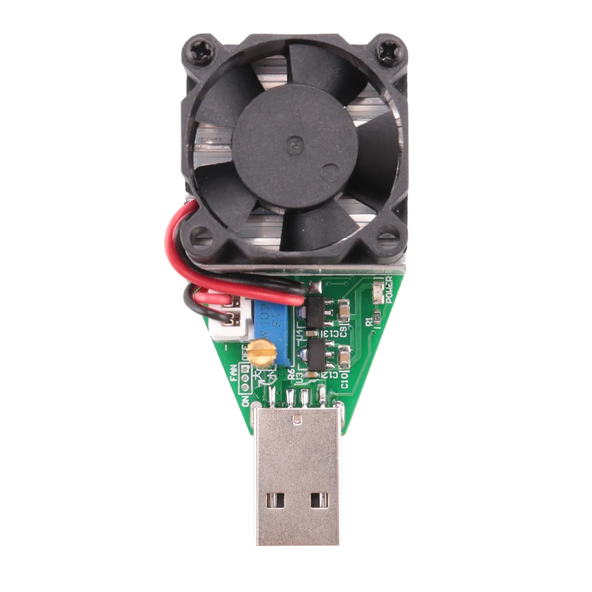 

USB 15W Battery Discharge Capacity Tester Adjustable Electronic Load Resistor 3.7-13V Voltage Accessories