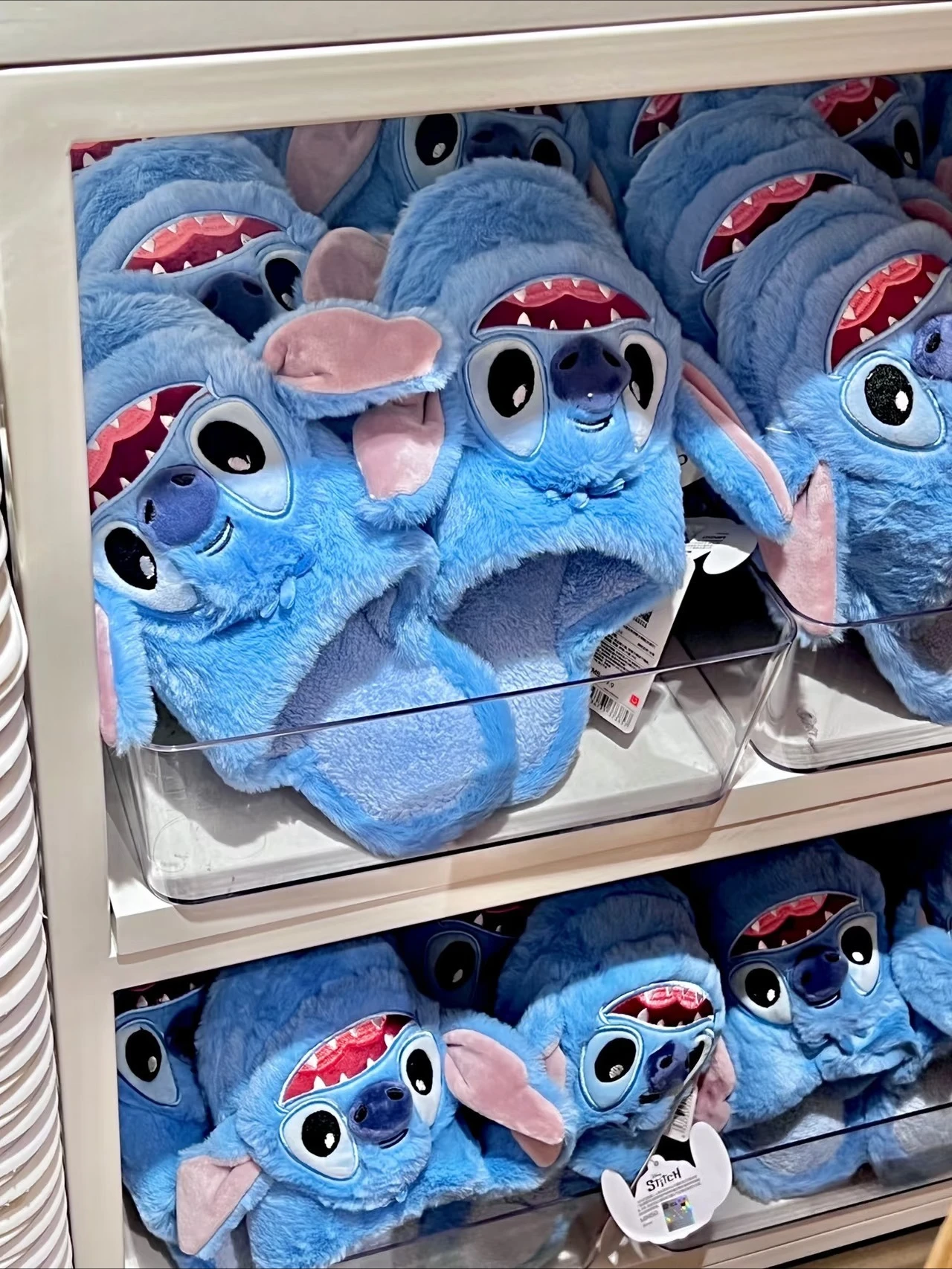 MINISO Winter Plush Slippers Lilo & Stitch Cosplay Shose Peripheral Products Gifts for Girls - Image 6