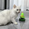 Christmas Tree Cat Carousel Multi functional Track Luminous Ball Cat Toy Self Hi Soothing Sound Ringing Cat Toy 2