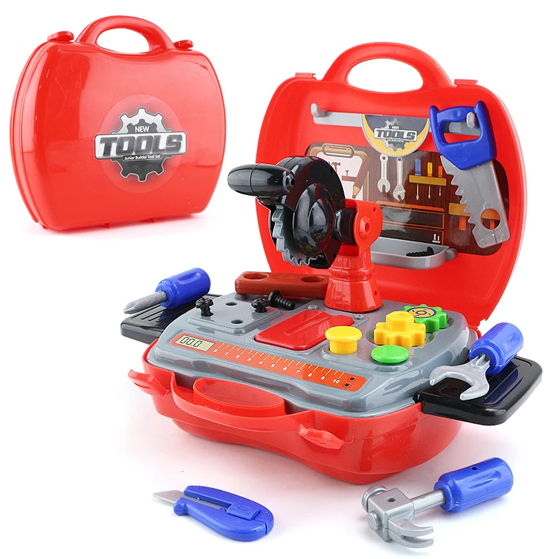 Pretend Play The Children Play Kitchenware Supermarket Cashier Maintenance Tool Carrying Case Dresser Doctor Nurse Hobbies Toys