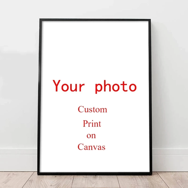 

Custom Print on Canvas Poster Printing Canvas Wall Pictures Home Decoration Your Favorite Photo Painting Pictures Unframed