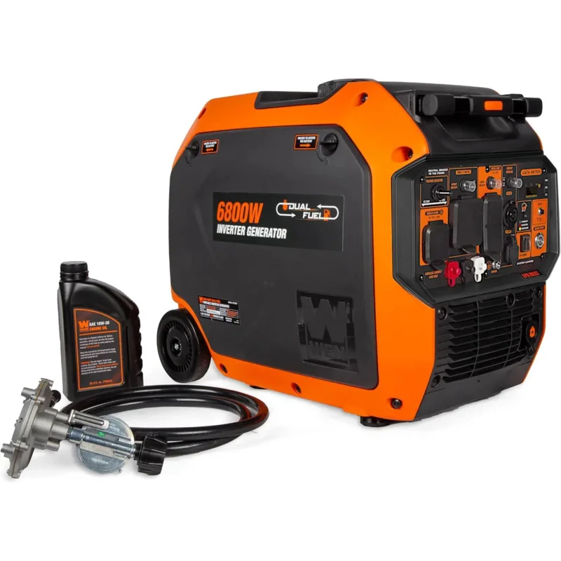 Quiet 6800 Watt Dual Fuel Inverter Generator